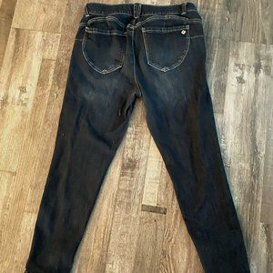 "Ab"solution® Ankle Skimmer Indigo Denim Skinny Jeans Size 12 NWOT